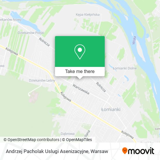 Andrzej Pacholak Uslugi Asenizacyjne map