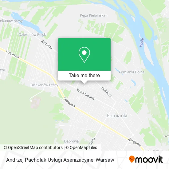 Andrzej Pacholak Uslugi Asenizacyjne map