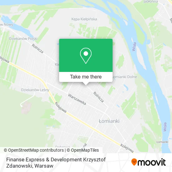 Карта Finanse Express & Development Krzysztof Zdanowski