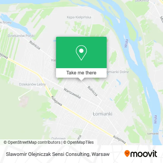 Карта Slawomir Olejniczak Sensi Consulting