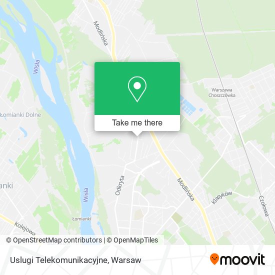 Uslugi Telekomunikacyjne map