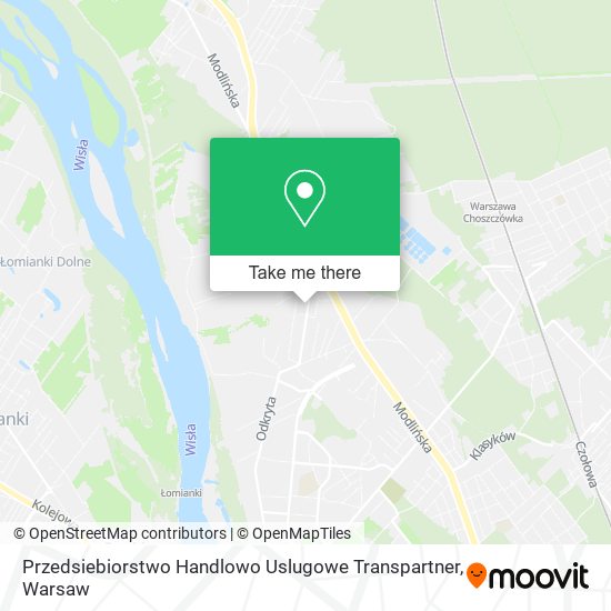 Przedsiebiorstwo Handlowo Uslugowe Transpartner map