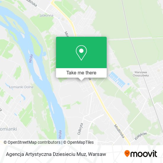 Agencja Artystyczna Dziesieciu Muz map