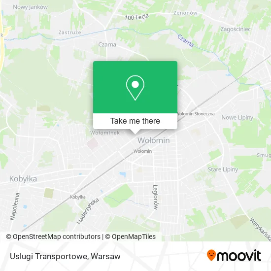 Uslugi Transportowe map