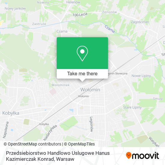 Przedsiebiorstwo Handlowo Uslugowe Hanus Kazimierczak Konrad map