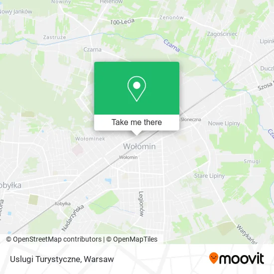 Карта Uslugi Turystyczne