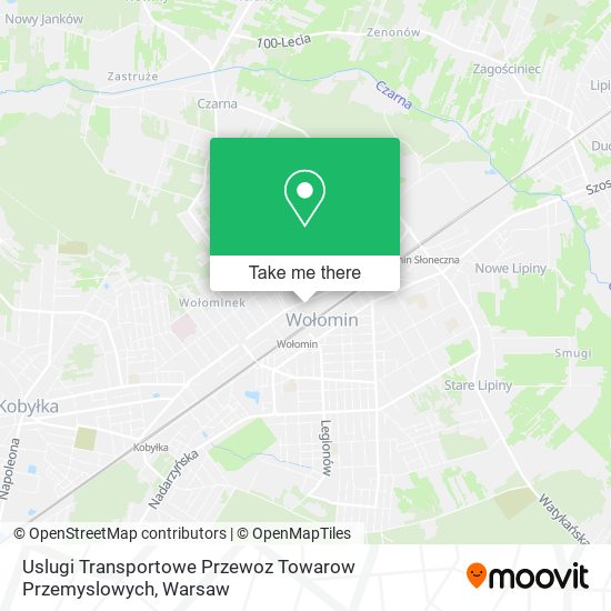 Uslugi Transportowe Przewoz Towarow Przemyslowych map