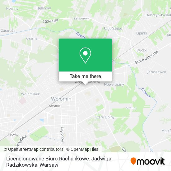 Licencjonowane Biuro Rachunkowe. Jadwiga Radzikowska map