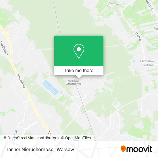 Карта Tanner Nieruchomosci