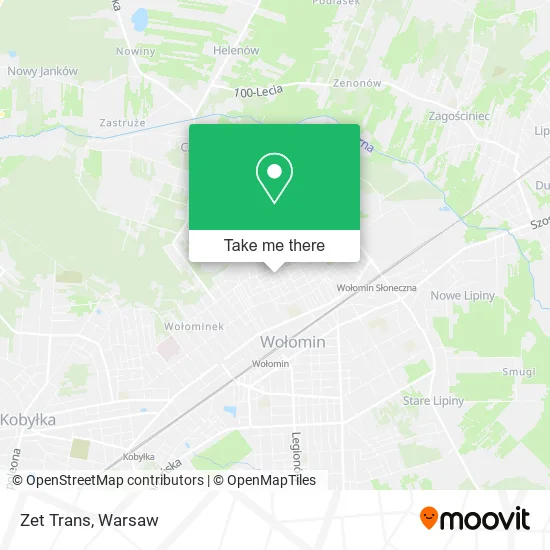 Zet Trans map