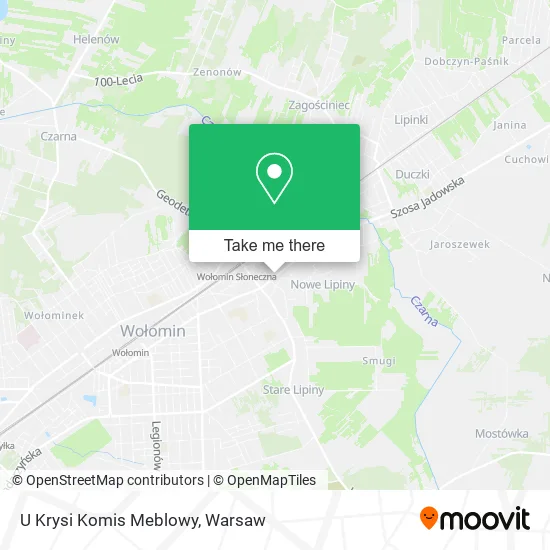 Карта U Krysi Komis Meblowy