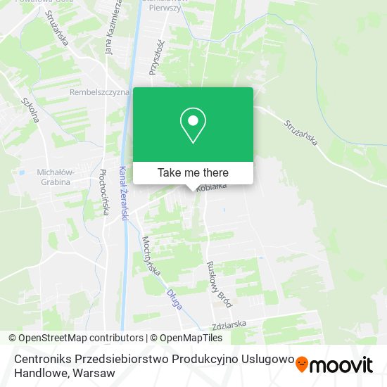 Centroniks Przedsiebiorstwo Produkcyjno Uslugowo Handlowe map