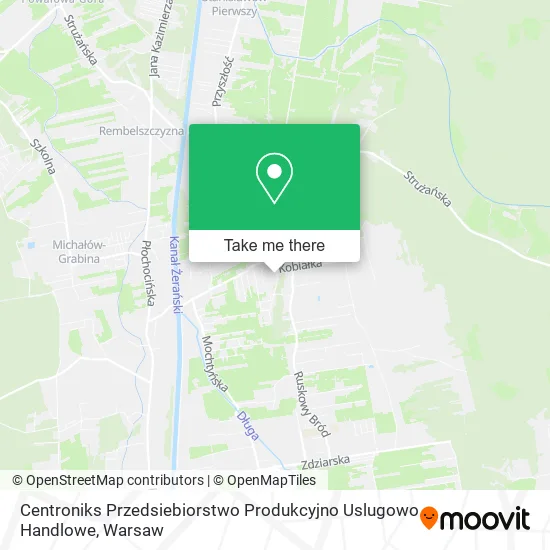 Карта Centroniks Przedsiebiorstwo Produkcyjno Uslugowo Handlowe