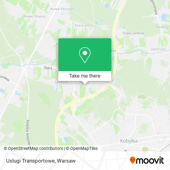 Карта Uslugi Transportowe