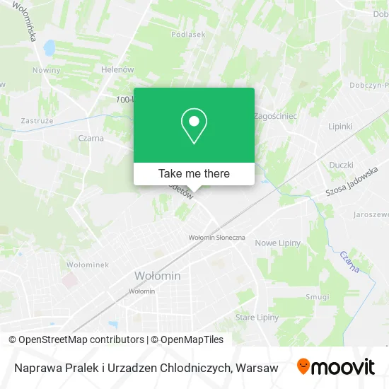 Карта Naprawa Pralek i Urzadzen Chlodniczych