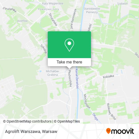 Agrolift Warszawa map