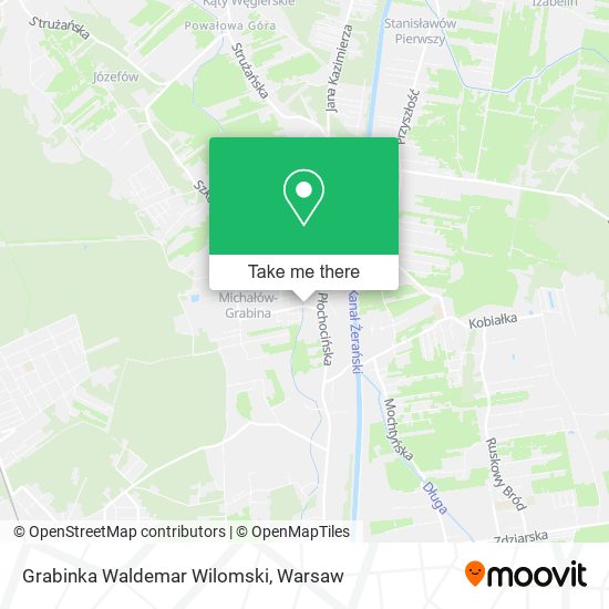 Grabinka Waldemar Wilomski map