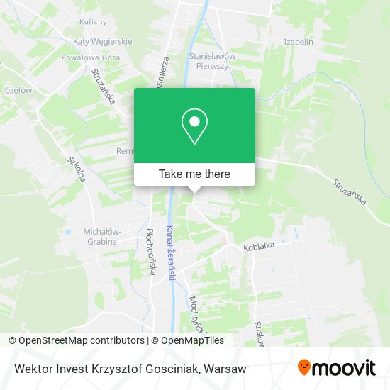 Wektor Invest Krzysztof Gosciniak map