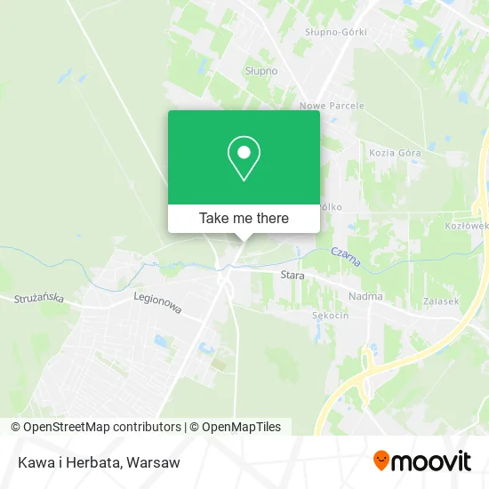 Карта Kawa i Herbata