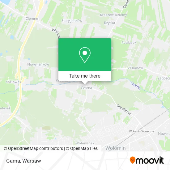 Gama map