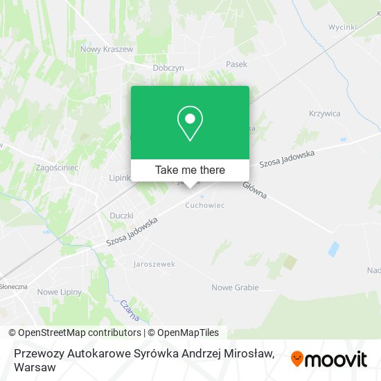 Przewozy Autokarowe Syrówka Andrzej Mirosław map