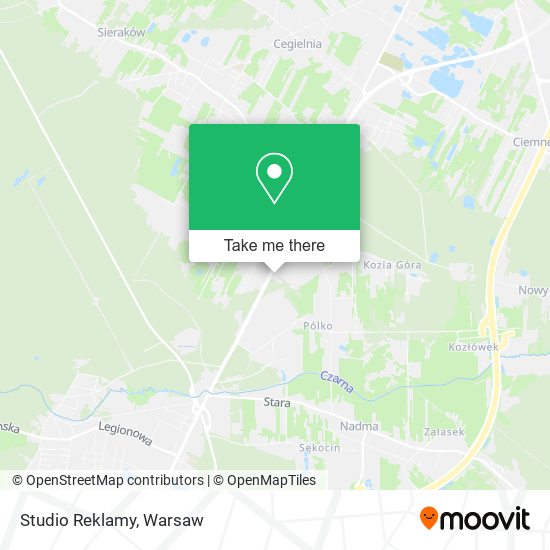 Studio Reklamy map