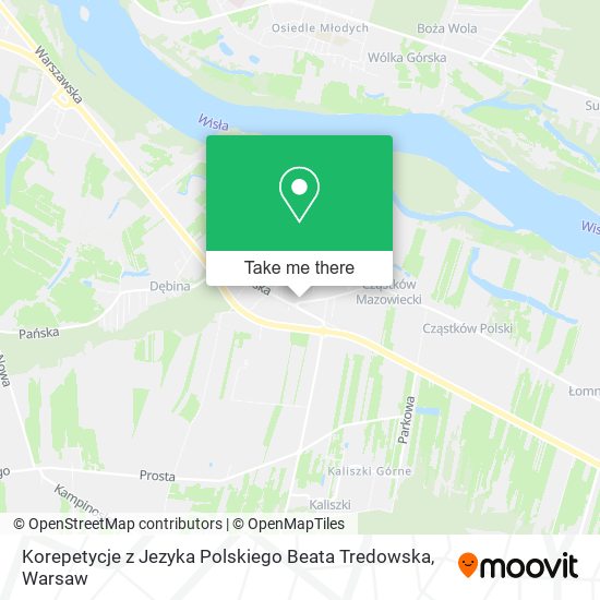 Korepetycje z Jezyka Polskiego Beata Tredowska map