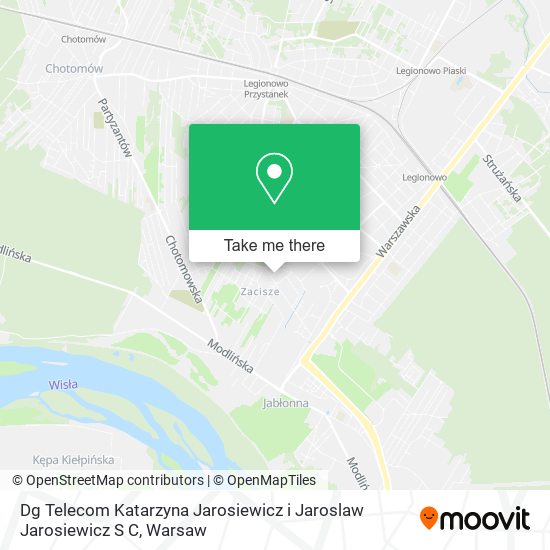 Dg Telecom Katarzyna Jarosiewicz i Jaroslaw Jarosiewicz S C map