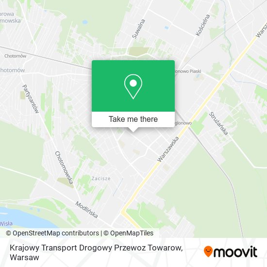 Krajowy Transport Drogowy Przewoz Towarow map