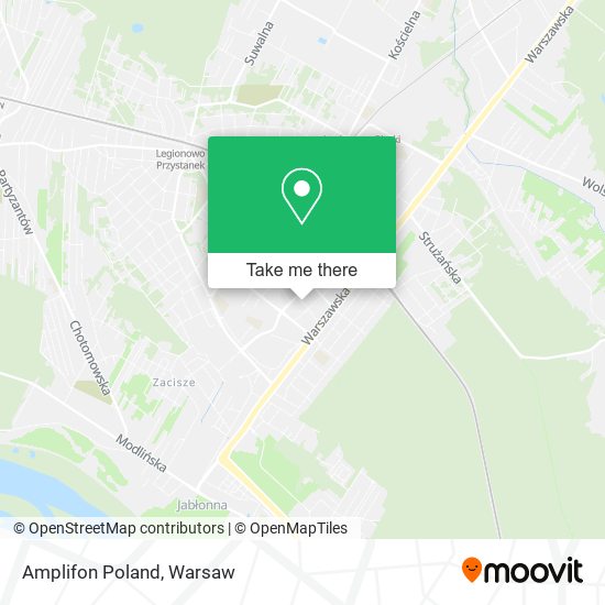 Amplifon Poland map