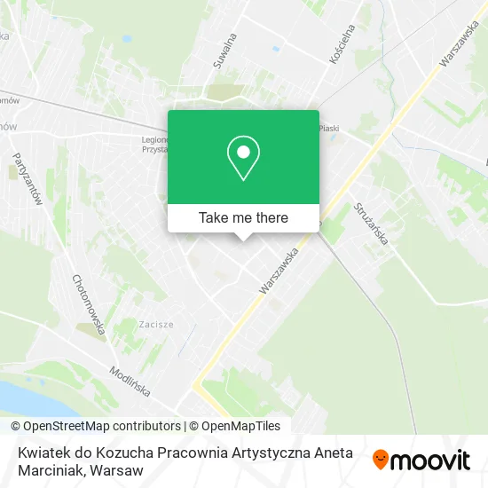 Карта Kwiatek do Kozucha Pracownia Artystyczna Aneta Marciniak