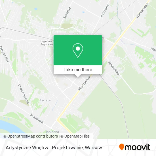 Карта Artystyczne Wnętrza. Projektowanie