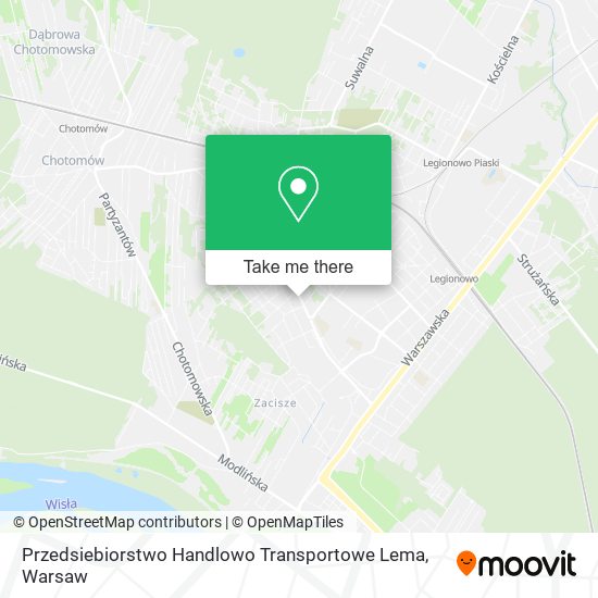 Карта Przedsiebiorstwo Handlowo Transportowe Lema