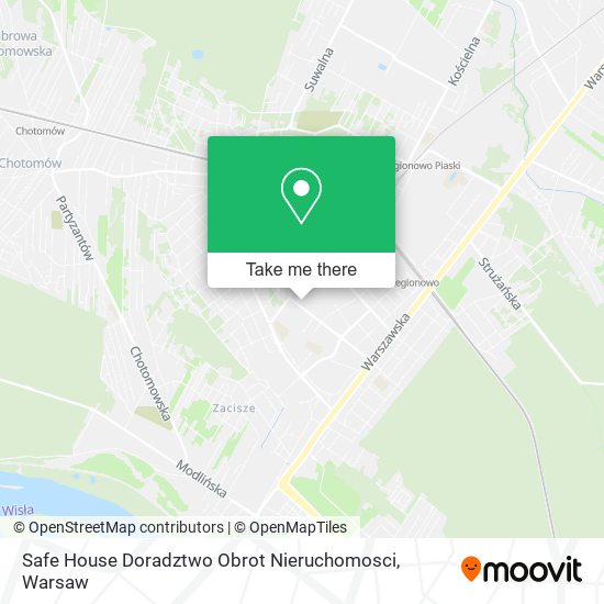 Safe House Doradztwo Obrot Nieruchomosci map