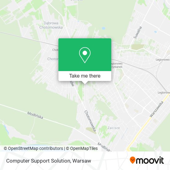 Computer Support Solution map