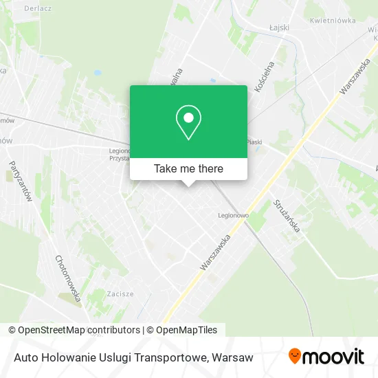 Карта Auto Holowanie Uslugi Transportowe