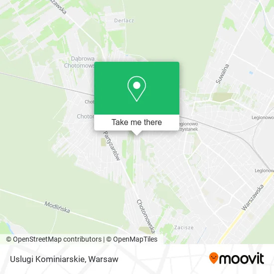 Карта Uslugi Kominiarskie