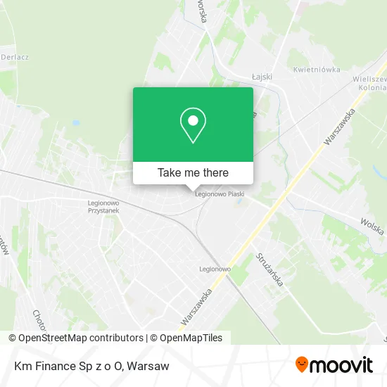 Km Finance Sp z o O map