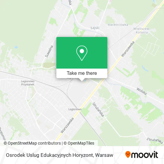 Карта Osrodek Uslug Edukacyjnych Horyzont