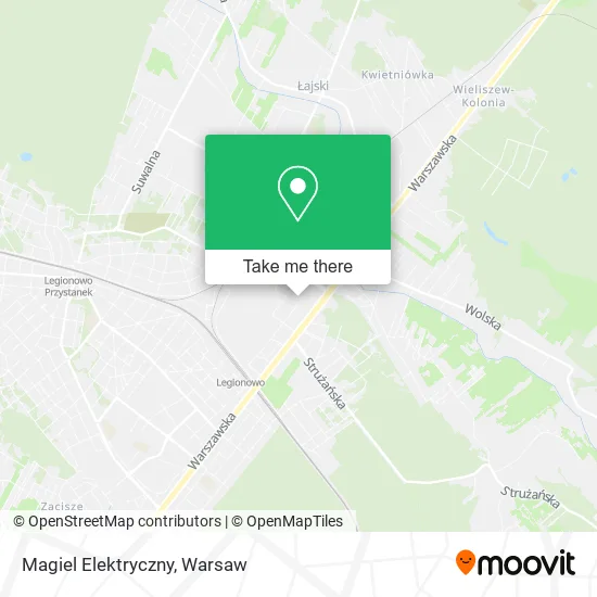 Magiel Elektryczny map
