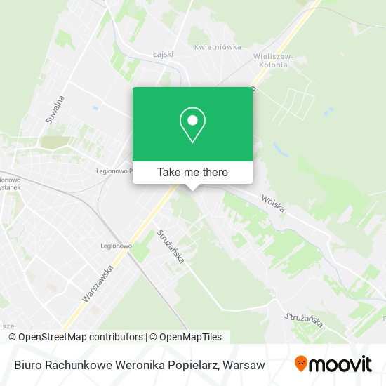 Biuro Rachunkowe Weronika Popielarz map