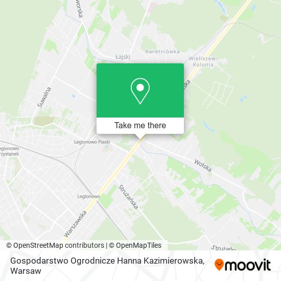 Gospodarstwo Ogrodnicze Hanna Kazimierowska map