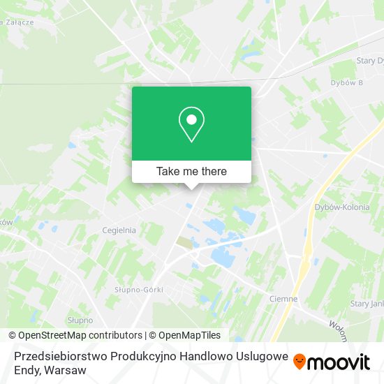 Przedsiebiorstwo Produkcyjno Handlowo Uslugowe Endy map