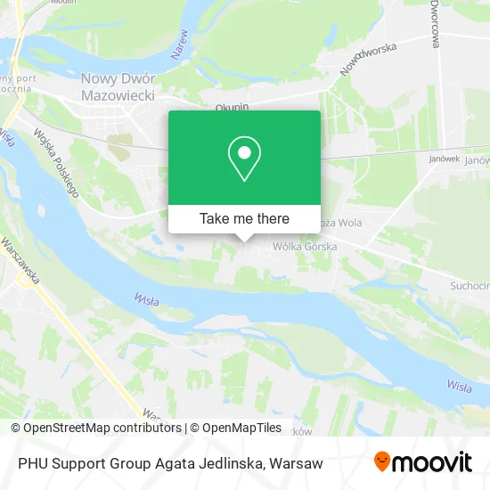 PHU Support Group Agata Jedlinska map
