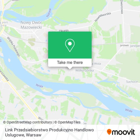 Link Przedsiebiorstwo Produkcyjno Handlowo Uslugowe map