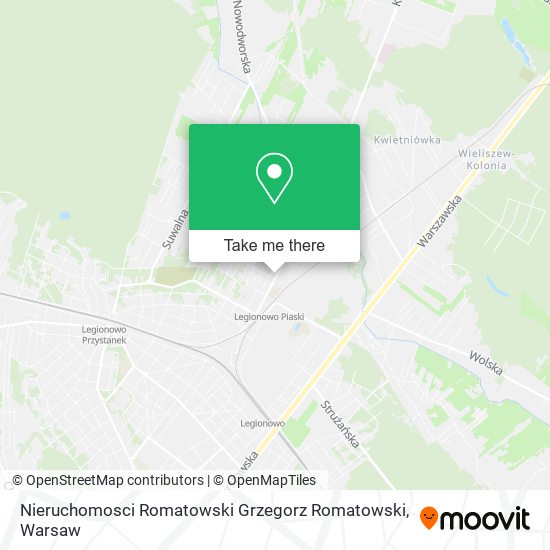 Карта Nieruchomosci Romatowski Grzegorz Romatowski