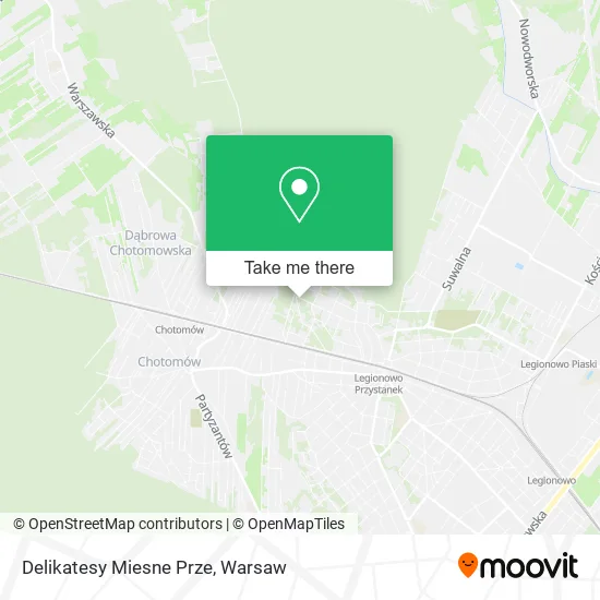 Delikatesy Miesne Prze map