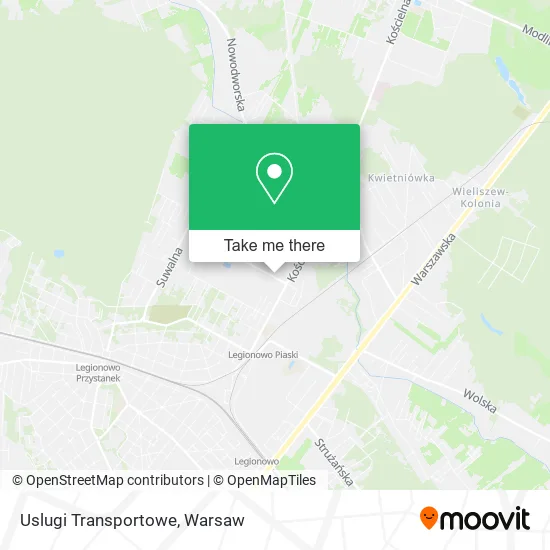Uslugi Transportowe map