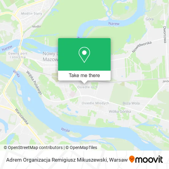 Adrem Organizacja Remigiusz Mikuszewski map