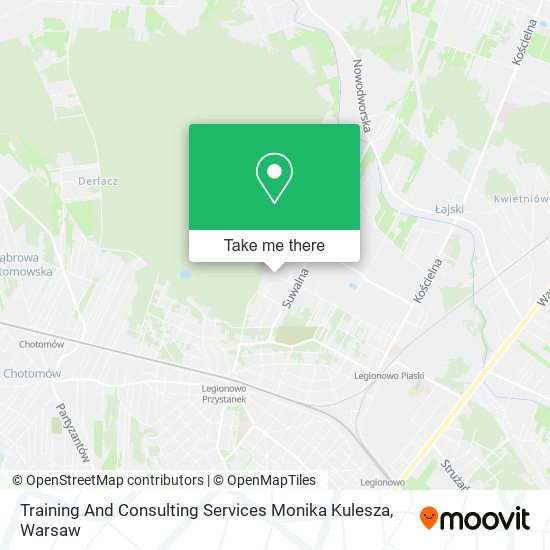 Карта Training And Consulting Services Monika Kulesza